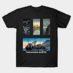 Four prints by Takahashi Shotei T-Shirt